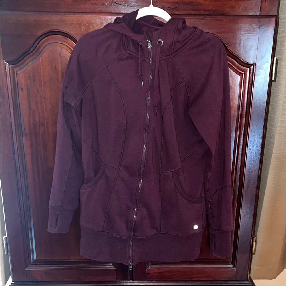 90 Degree By Reflex Maroon Bomber Jacket